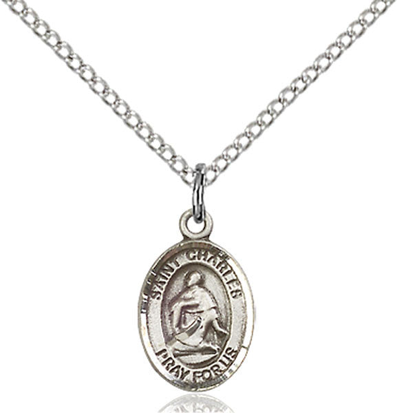 Sterling Silver St. Charles Borromeo Pendant