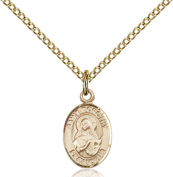 Gold Filled St. Dorothy Pendant