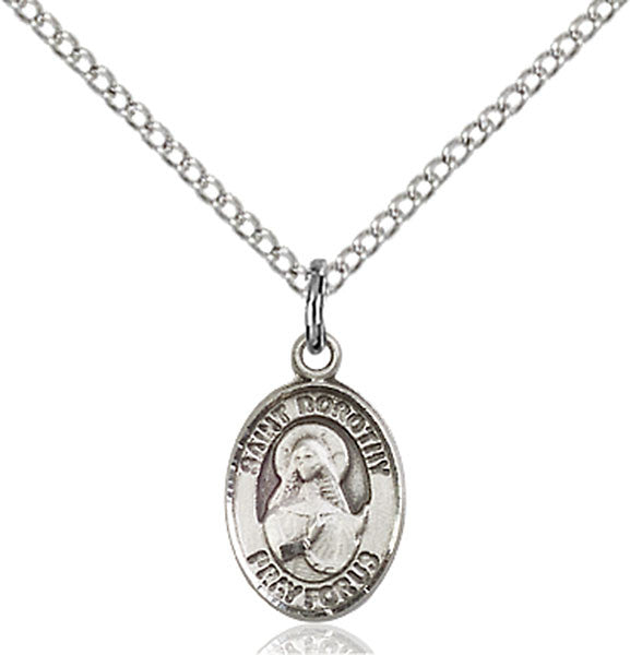 Sterling Silver St. Dorothy Pendant