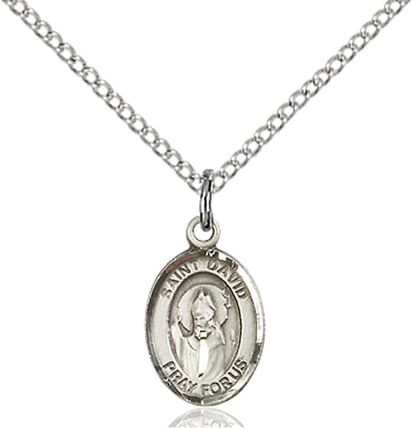 Sterling Silver St. David of Wales Pendant