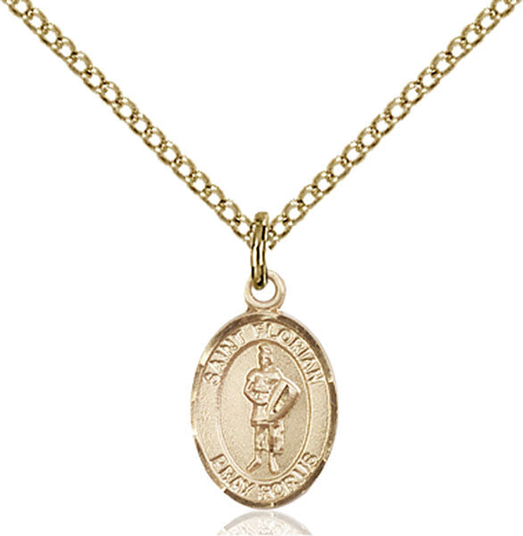 Gold Filled St. Florian Pendant