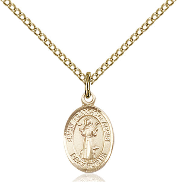 Gold Filled St. Francis of Assisi Pendant