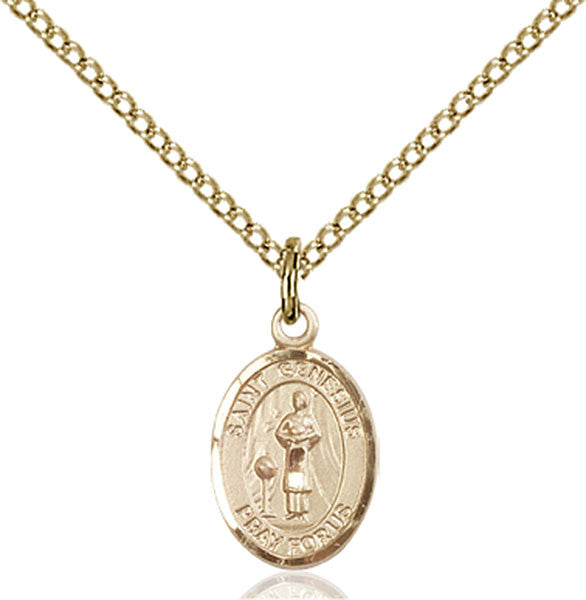 Gold Filled St. Genesius of Rome Pendant