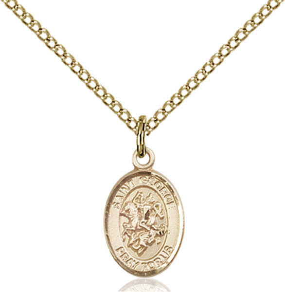Gold Filled St. George Pendant