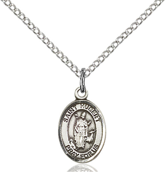 Sterling Silver St. Hubert of Liege Pendant