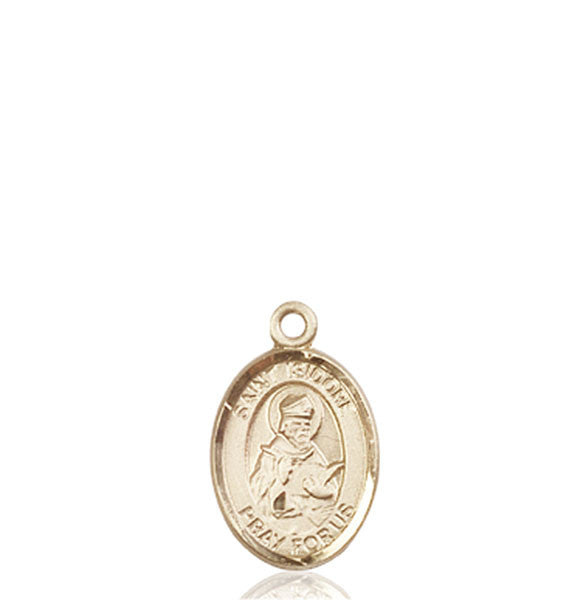 14kt Gold St. Isidore of Seville Medal