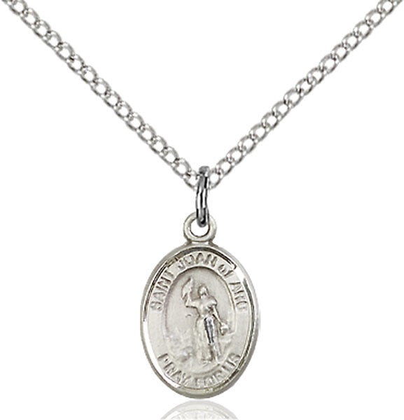 Sterling Silver St. Joan of Arc Pendant