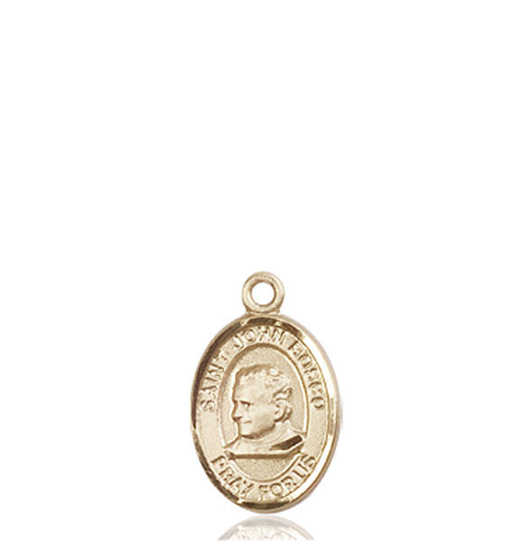 Medalla de San Juan Bosco de oro de 14kt