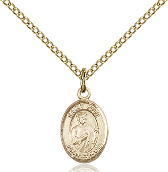 Gold Filled St. Jude Thaddeus Pendant