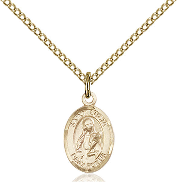 Gold Filled St. Lucia of Syracuse Pendant