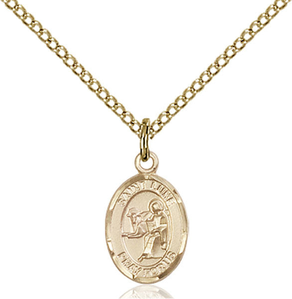 Gold Filled St. Luke the Apostle Pendant