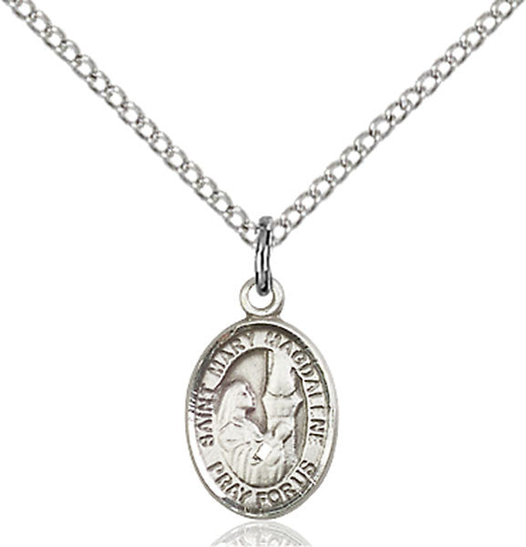 Sterling Silver St. Mary Magdalene Pendant
