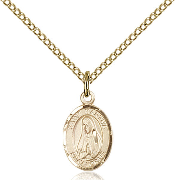 Gold Filled St. Martha Pendant