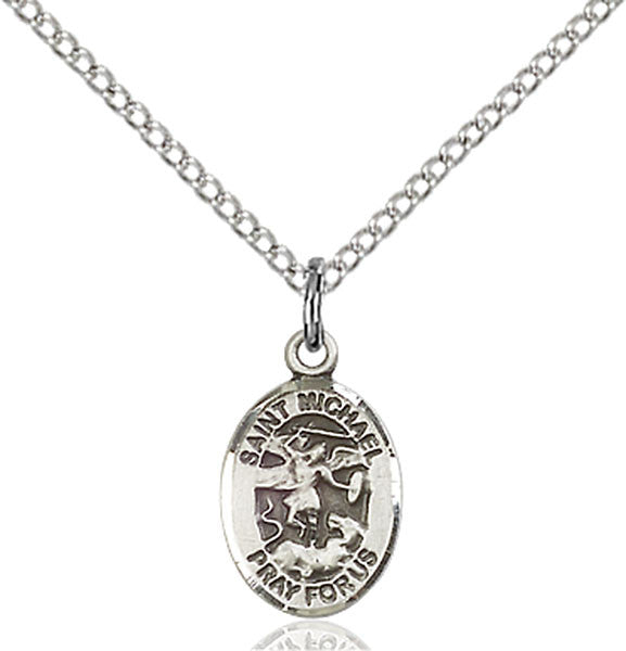 Sterling Silver St. Michael the Archangel Pendant