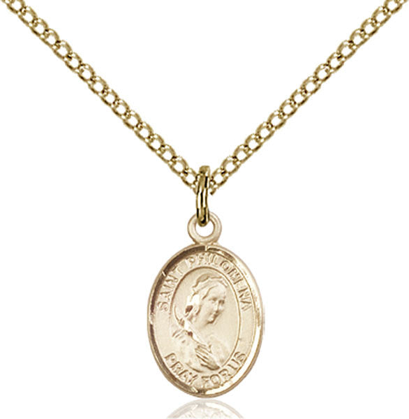 Gold Filled St. Philomena Pendant