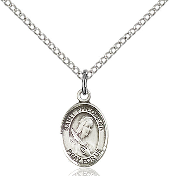 Sterling Silver St. Philomena Pendant