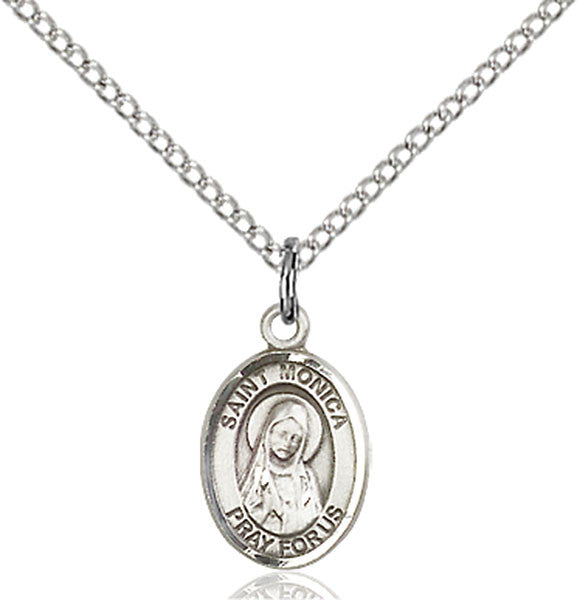 Sterling Silver St. Monica Pendant