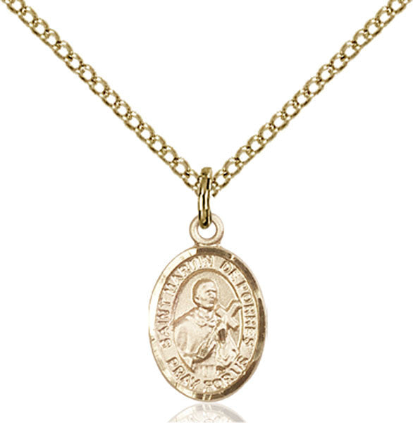 Gold Filled St. Martin de Porres Pendant