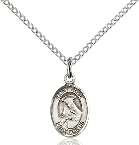 Sterling Silver St. Rose of Lima Pendant