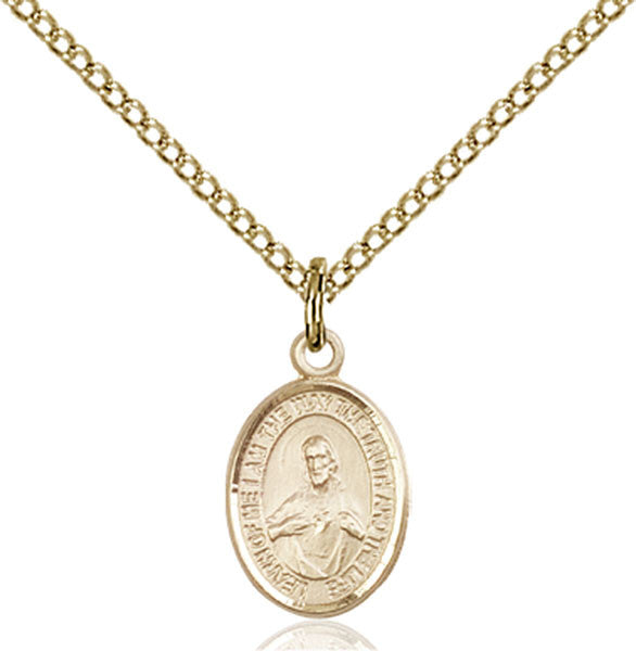 Gold Filled Scapular Pendant