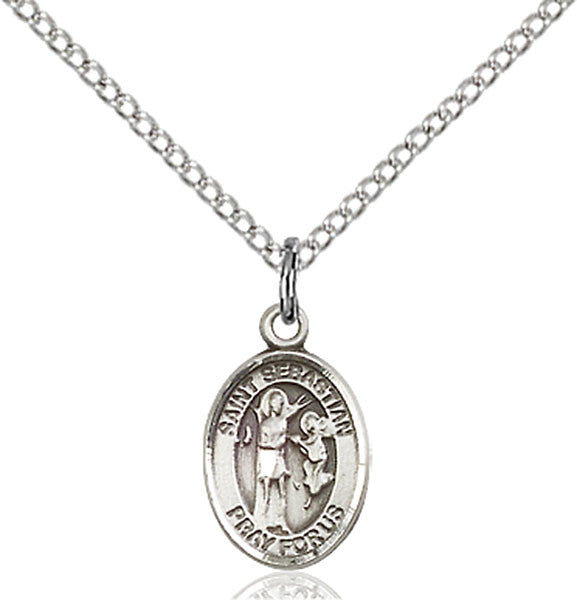 Sterling Silver St. Sebastian Pendant