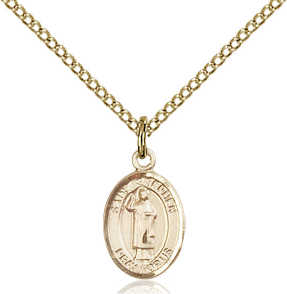 Gold Filled St. Stephen the Martyr Pendant