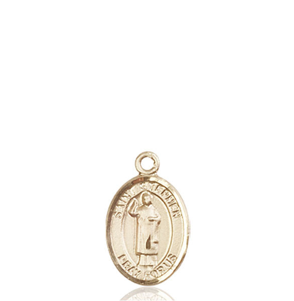 14kt Gold St. Stephen the Martyr Medal