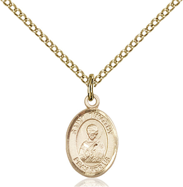 Gold Filled St. Timothy Pendant