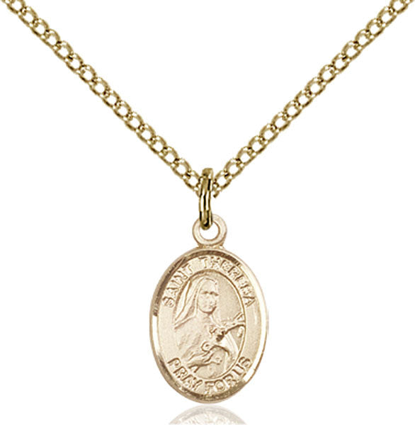 Gold Filled St. Theresa Pendant