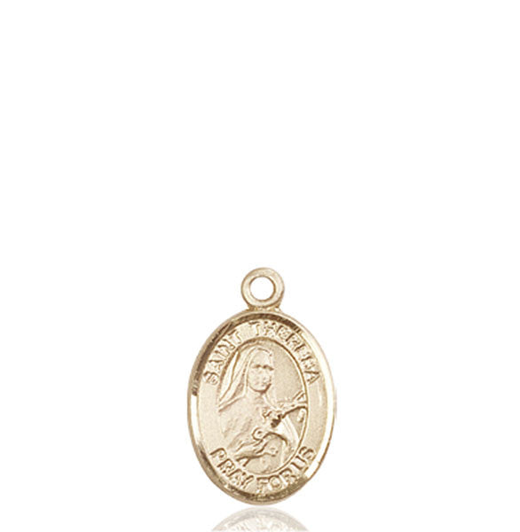 14kt Gold St. Theresa Medal