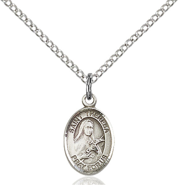 Sterling Silver St. Theresa Pendant