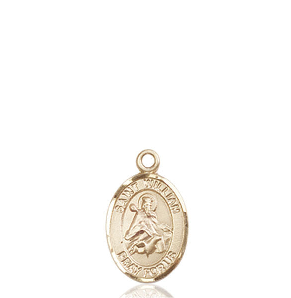 14kt Gold St. William of Rochester Medal