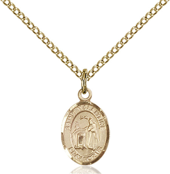 Gold Filled St. Valentine of Rome Pendant