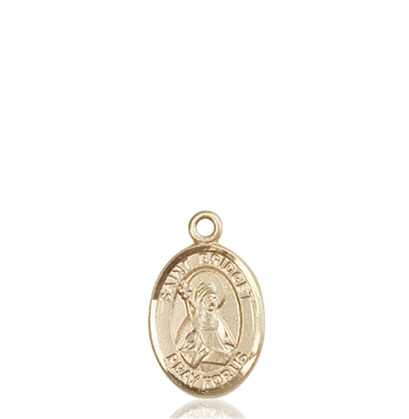 14kt Gold St. Bridget of Sweden Medal