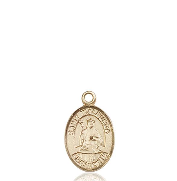 14kt Gold St. Walburga Medal
