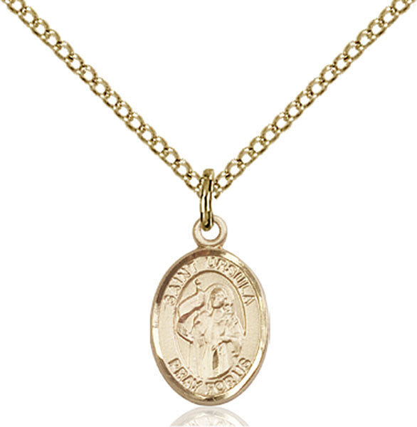 Gold Filled St. Ursula Pendant