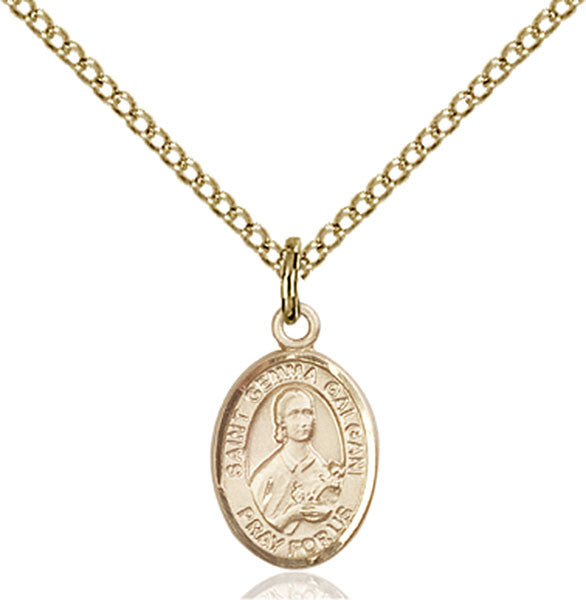 Gold Filled St. Gemma Galgani Pendant