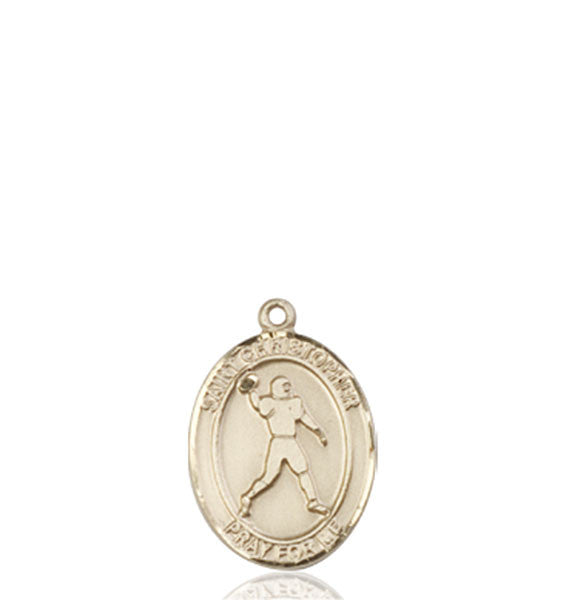 14kt Gold St. Christopher Medal