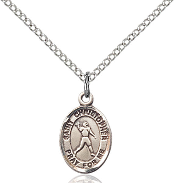 Sterling Silver St. Christopher Pendant