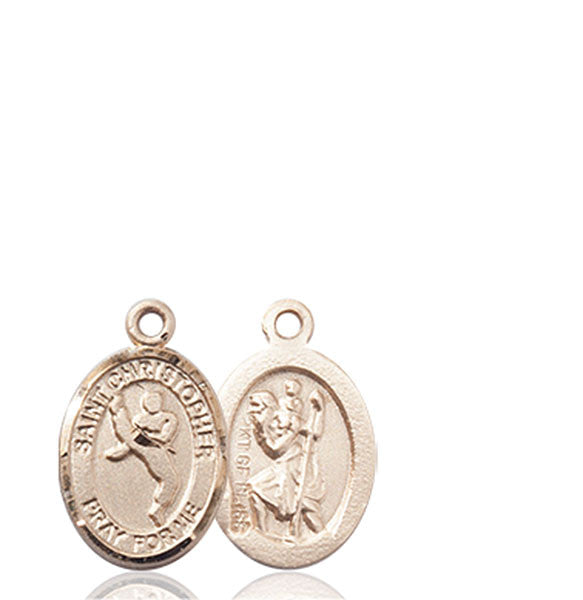 14kt Gold St. Christopher/Martial Arts Medal