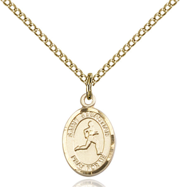 Gold Filled St. Sebastian Pendant