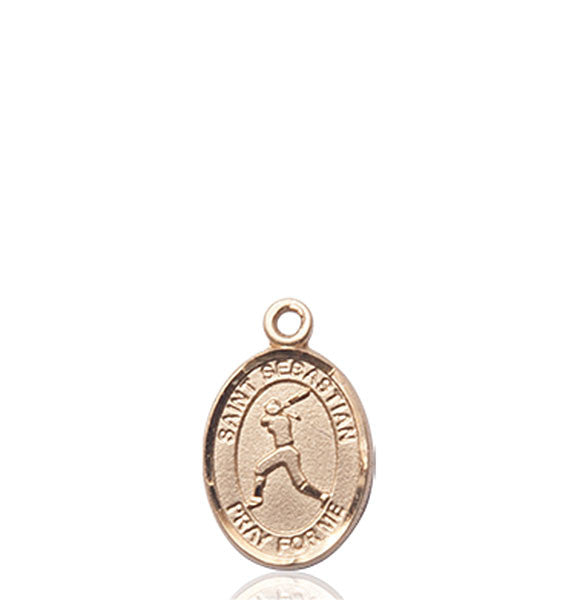 14kt Gold St. Sebastian / Softball Medal