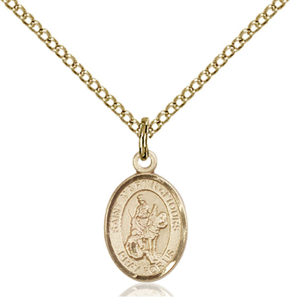 Gold Filled St. Martin of Tours Pendant
