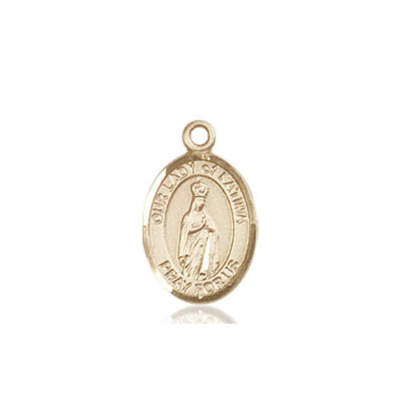 14kt Gold O/L of Fatima Medal