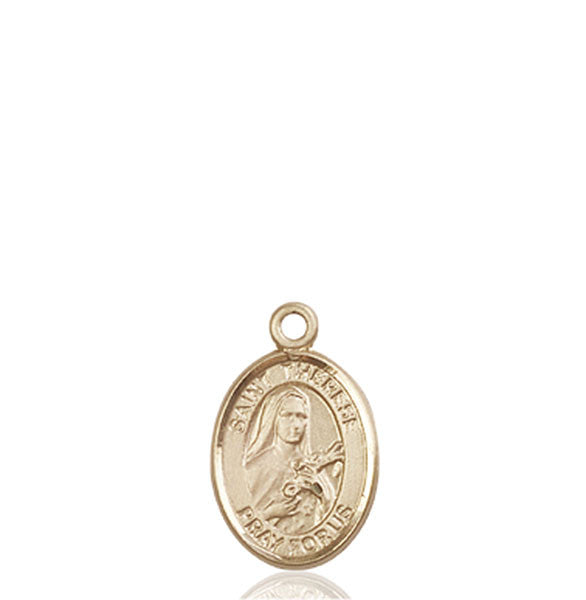 14kt Gold St. Therese of Lisieux Medal