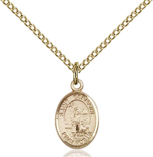 Gold Filled St. Germaine Cousin Pendant