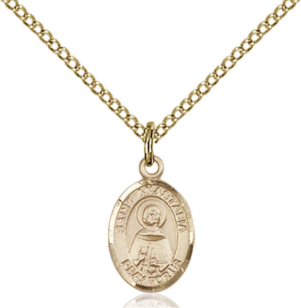 Gold Filled St. Anastasia Pendant