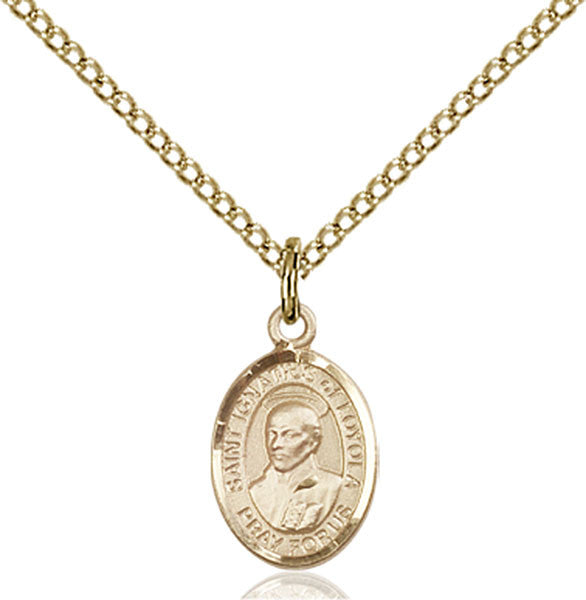 Gold Filled St. Ignatius of Loyola Pendant