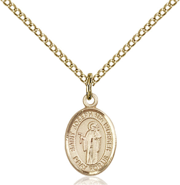 Gold Filled St. Joseph The Worker Pendant