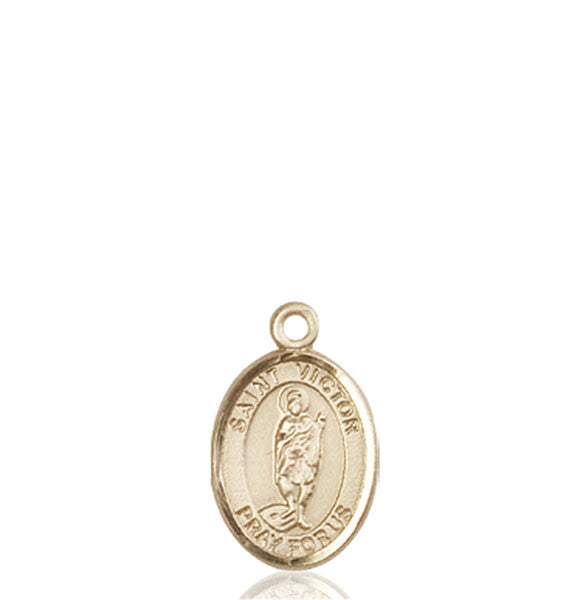 14kt Gold St. Victor of Marseilles Medal